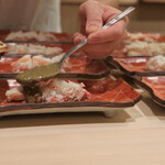 すし処 めくみ - 蟹味噌が濃厚。