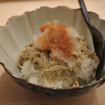 すし処 めくみ - 越前のご親戚ではこれを朝ご飯で食べるらしい。