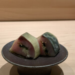 匠 進吾 - 酢〆の鯖。