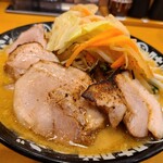 濃厚味噌ラーメンジム 味噌のジョー - チャーシュー味噌ラーメン＋ガッツリ太麺