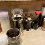 にし邑 - ドレッシング、ソース二種にお醤油