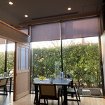 赤穂パークホテル - 翌朝、テーブルからの眺め