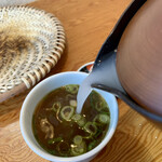 蕎麦 心空 - 蕎麦湯