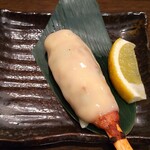 Hananoyume Maguroya - 上州軍鶏手造りチーズ軍鶏つくね塩253円