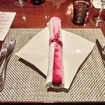 ラ ターブル ドゥ ジョエル・ロブション - 店内のテーブルセッティングです