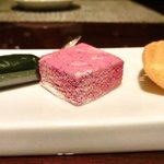 ラ ターブル ドゥ ジョエル・ロブション - 特別メニュー 10000円 のお菓子