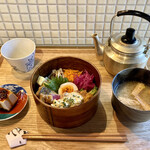 文化商店 - わっぱランチ(税込1,100円)