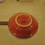 鮨處やまだ - 醤油皿はメイド・イン・イタリー