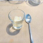 La Brianza - レモンとセージのソルベ。おいしいお口直し