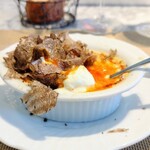 La Brianza - トリュフグラタンピエモンテ風。お店のシグネチャー的なメニューにして人気の高いお料理です。私も何度いただいても飽きず美味しい大好きだし年末の食べ納めできました☆