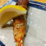 焼き鳥 ばかちん - エビ巻き