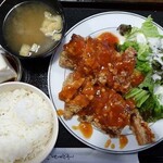 とり居酒屋 天然居 - 油淋鶏定食