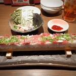 九州人情酒場 魚星 - 肉押し寿司