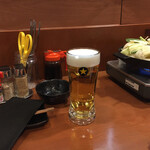 Ramuchopputonamaramunoomisehitsujigoya - 生ビールは黒ラベル