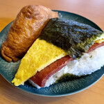 ナカハラストアー - ＊シャケマヨポーク玉子（¥180）
＊イナリ（¥98）