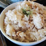 伊豫水軍 - 子供の飯も釜飯で旨い！