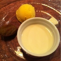 Le Salon de Legumes - そば茶のブラマンジェ さつまいものアイスクリーム ごまのフィナンシェ オレンジのギモーブ