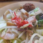 長崎ちゃんぽん・皿うどん 球磨 - 別の日に乗ってた　カニかま　どのメニューで使う？　　