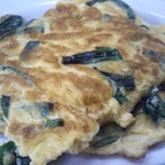 鶴亀 - ニラ玉 400円(税込)(2021年12月28日撮影)