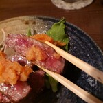 和食 もろ美 - 和牛のステーキ