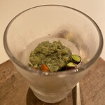 カンテサンス - ピスタチのソルベ