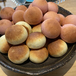 1日 2組限定 京都 山の中の体験イタリアン くちーな・おるそ - パンは2回に分けてでます。