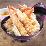 Shrimp Ten-don (tempura rice bowl)