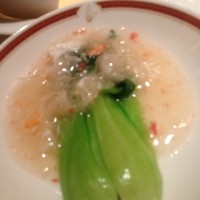 筑紫樓 銀座店 - ランチ（青梗菜の蟹あんかけ）