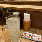 伝蔵 - レモンサワー　300円