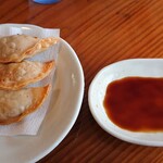 はなさき家 - Ａランチ 揚げ餃子