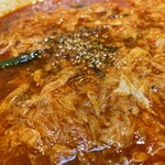 焼肉・ホルモン ニクザクラ - 辛麺（大辛）のトッピング