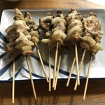 鳥源 - 鳥串（165円✕10）