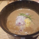 麺屋 周郷 - 特製つけ麺(つけ汁)