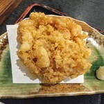 手打そば 太郎庵 - 小柱と小えびのかき揚げ！東京の老舗蕎麦屋だとどエラい値段します！