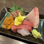 うまい酒とごちそう飯 びおん - 刺身盛り