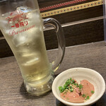 うまい酒とごちそう飯 びおん - ハイボール、レバー