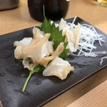 多け乃 - つぶ貝の造り　コリコリコリコリ