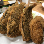 多け乃 - アジフライとカキフライ
