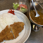 レストラン東郷 - カツカレー1100円