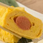 Homemade mentaiko omelet