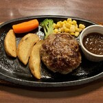 ハンバーグ・ステーキ宮崎亭 - 宮崎亭ハンバーグ（コースメニュー）