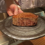 鳥茂 - 黒毛和牛のヒレ・ステーキ