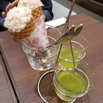 花岡 DINING and BAR - アイスクリームに見立てたポテトサラダ