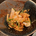 伯雲 - 途中で味変に鮟肝ポン酢を