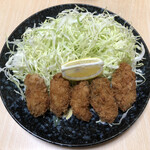 ドライブイン幸華 - カキフライ単品。480円。