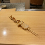 鮨 やすみつ - ほっき貝のヒモ、貝柱