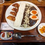麺家 西陣 - 大和田機場カツカレー（1000円）