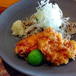 Iseebi Soba Kiyomasa - 大山鶏と木の子の柚子胡椒おろしつけ汁蕎麦