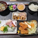 おかやま食堂 - 日替わりランチ（1210円）