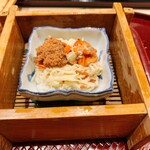 すし 良月 - 松葉蟹の蒸し寿司